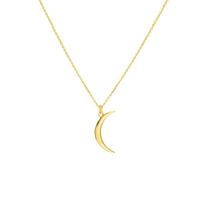 14K Yellow Gold Crescent 16-18 14K Yellow Gold Crescent 16-18