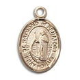 thumbnail image 1 of 14kt Yellow Gold St. Raymond of Penafort Medal 1/2 x 1/4 inches, 1 of 1