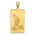 thumbnail image 1 of 14kt Yellow Gold Strength Tarot Card Pendant, 1 of 4
