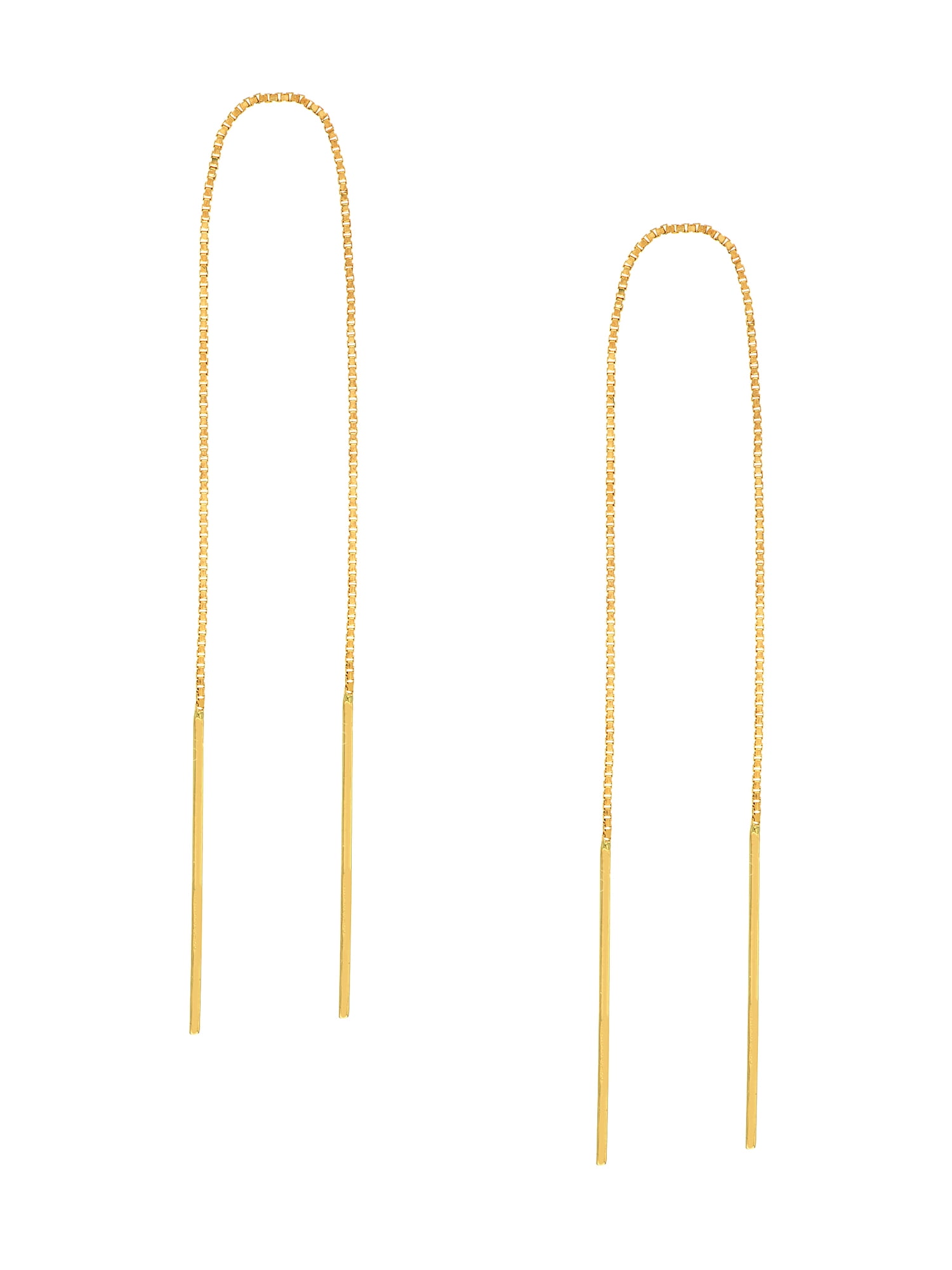 Wholesale Jewelry Supplies - 14k Gold Filled Threader Box Chain Earring  with Open Ring 80mm 3 inch Thread Earrings Dangle Gold Filled Earring  Findings Jewelry Making – HarperCrown