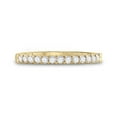 thumbnail image 1 of 14kt Yellow Gold Womens Machine Set Round Diamond Wedding Band 1/4 Cttw, 1 of 1