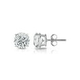 thumbnail image 1 of Diana M 14Kt White Gold 6 Prong Stud Earrings Containing 0.50 Cts Of Round Diamonds (Gh Si/1), 1 of 1