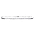 thumbnail image 1 of Diana M 14Kt White Gold Fashion Bracelet Featuring 0.50 Cts Tw Of White Diamonds And 0.65 Cts Of Black Diamonds In A 4 Prong Setting Gh Si, 1 of 1