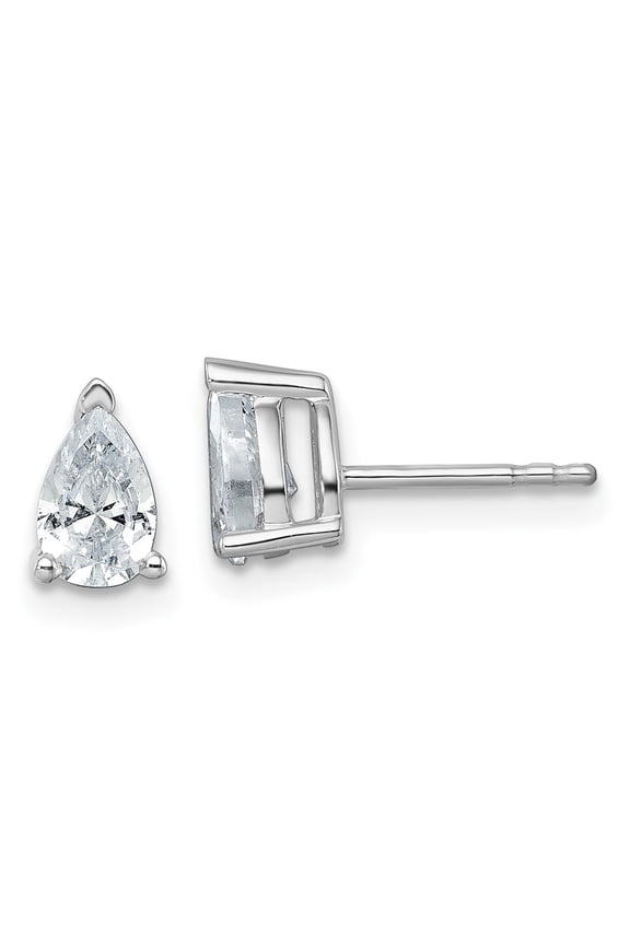 14kw 6.7x4.5mm Pear  Earring Mountings
