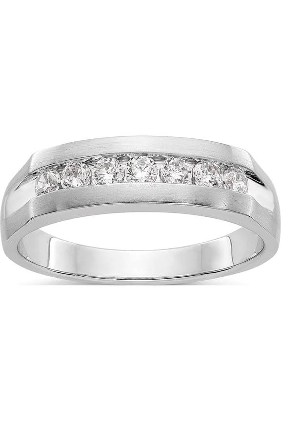 14kw Lab Grown Dia VS/SI Colorless Men's Band