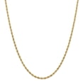 thumbnail image 1 of 14ky 3.0mm Hollow Rope Chain, 1 of 3