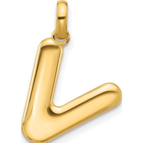 Jewelry by Sweet Pea 14K Yellow Gold 14ky Fancy Letter V
