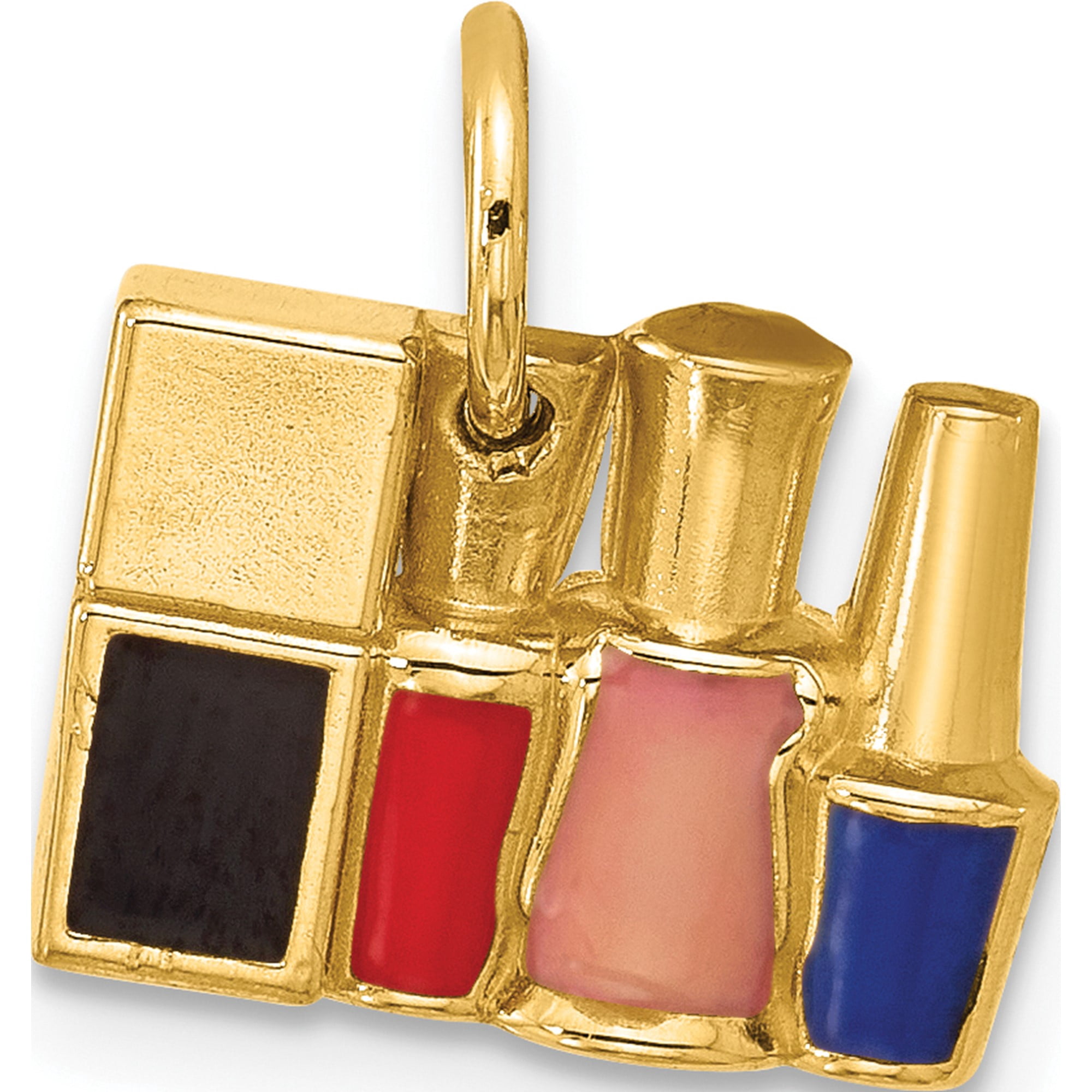 14ky Nail Polish Bottles Charm Yellow Gold Material Luxury Unique Treasure-worthy A classic choice for celebrating love and achievement