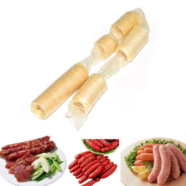 14m Collagen Sausage Casing Skins 22mm Long Small Breakfast Sausages
