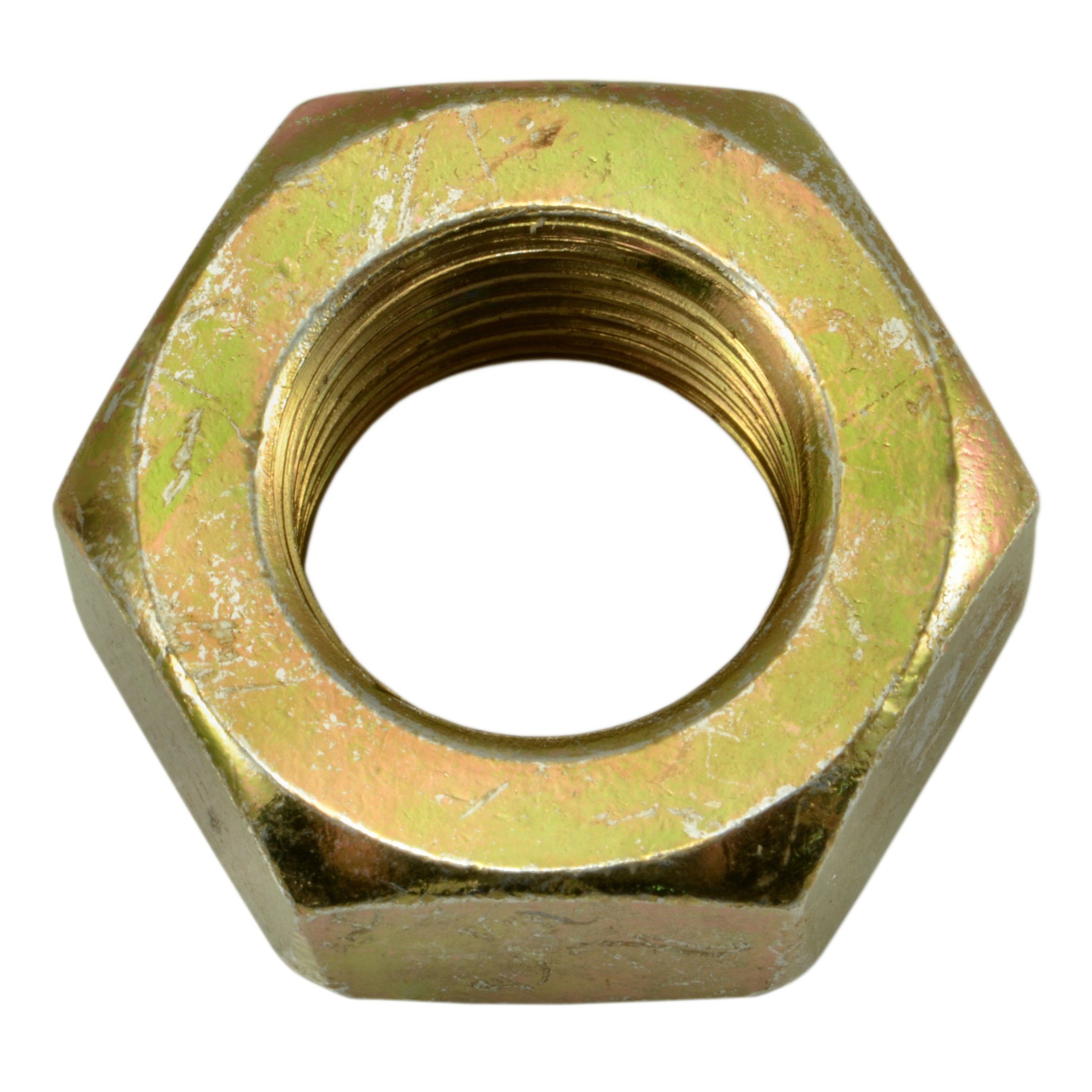 14mm-1.5 Zinc Plated Class 8 Steel Fine Thread Left Hand Nuts (6 pcs.)