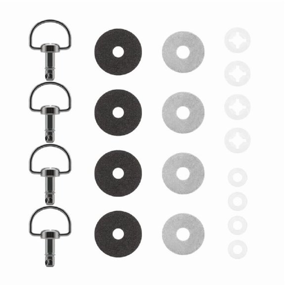 14mm/19mm Motorcycle Fairing Fasteners Quick Release D-rings 1/4 Turn Rivet