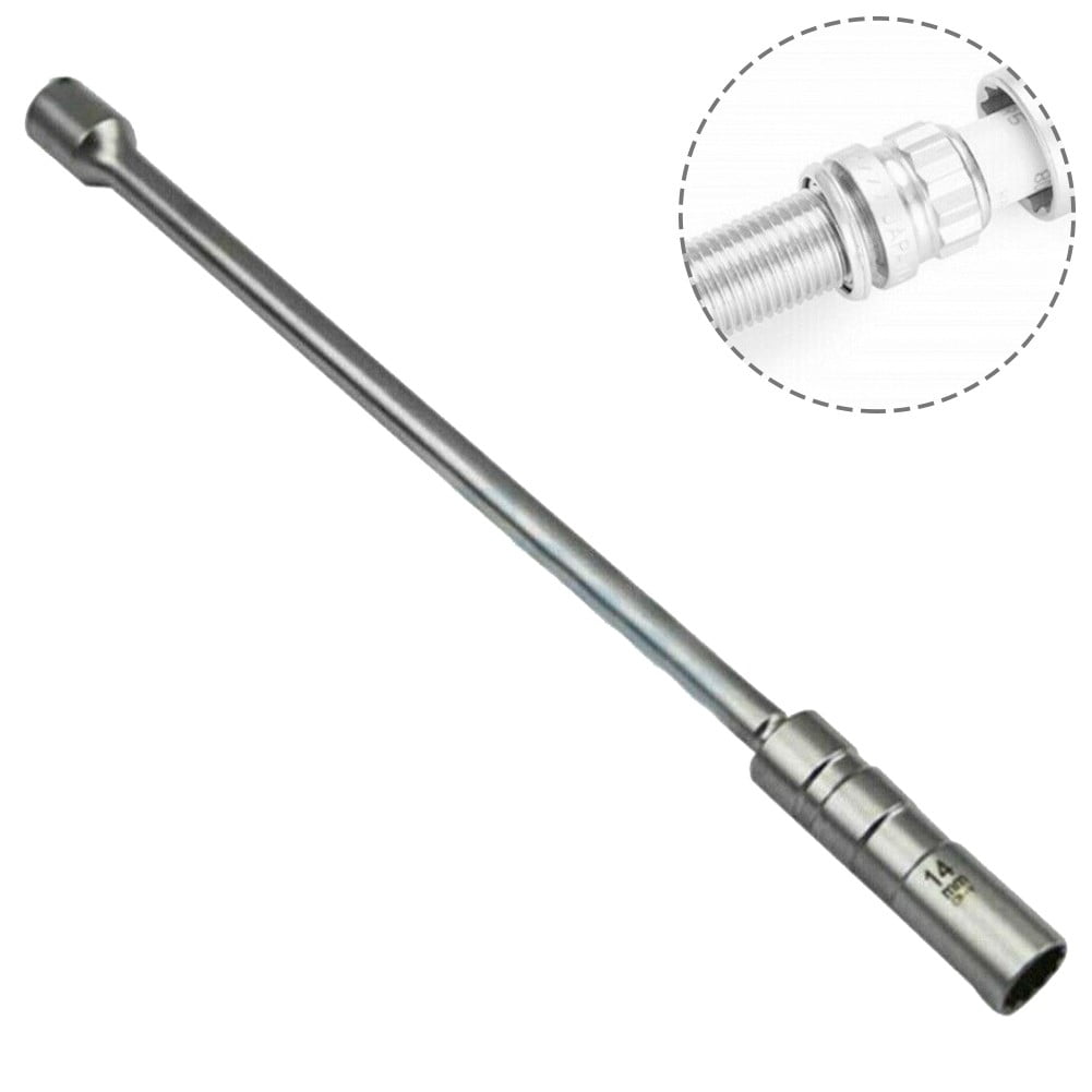 14mm 3/8\" Socket Removal Tool Drive Thin Wall Joint Ignition Spark ...