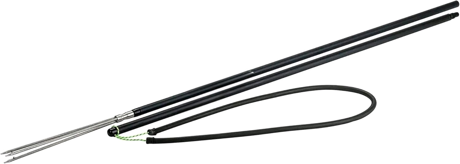 Spearfishing Point SALVIMAR M6 Paralyzer Pole Spear Tip - Stainless Steel  3-Prong Spearfishing Head, 13 Inch Fishing Spear