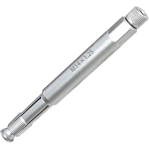 14mm Back Tap Thread Repair Tool, M14x1.25 Spark Plug Thread Restorer, 5.27 Inch Hardened Steel Tap for Car Motorcycle Engine