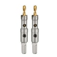 thumbnail image 1 of 14mm Carbide Hole Cutter, Hole Saws for Stainless Steel Metal, Triangular Shank Limit Step, with Center Drill, 14mm 2, 1 of 5
