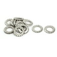 thumbnail image 1 of 14mm Inner Dia 304 Stainless Steel External Tooth Lock Washer Silver Tone 15pcs, 1 of 2