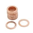 thumbnail image 1 of 14mm Inner Dia Copper Washers Flat Car Metric Sealing Gaskets Rings 20pcs, 1 of 3