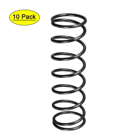 14mm Outer Diameter 1.2mm Wire Dia 45mm Long Compression Spring 10Pcs