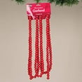 thumbnail image 1 of 14mm Red Wood Garland 9 Feet Long New, 1 of 2