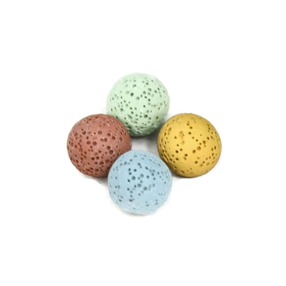 14mm Replacement Lava Stones for Diffuser Necklaces- Set of 4