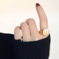 thumbnail image 1 of 14mm Silver Gold Black Polished AAA Band Womens Stainless Steel Smooth Ring 6-10, 1 of 7
