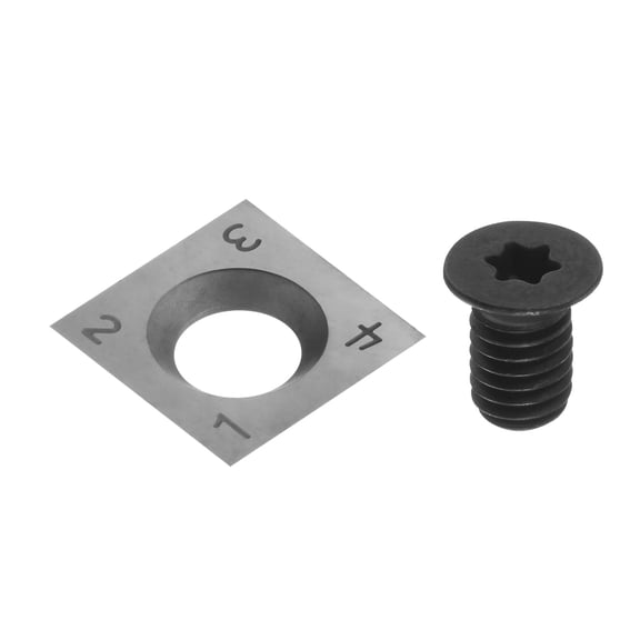 14mm Square Tungsten Carbide Replacement Cutter Insert 14x14x2mm-30 Cutter Knives with a Screw
