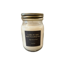  Candles & Lights Make Everything Nice - Soy Candles - Scented  Soy Candle - Handmade & Hand Poured - Long Burning Candle- Highly Scented -  Made in Michigan - 6.5oz Lily