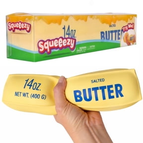 14oz Big Butter Squishy with Box Ultra-Soft Slow Rise Jumbo Squeeze Butter Stick Squishy , Food Fidget Toy for Stress Relief & Anxiety Relaxation 2026