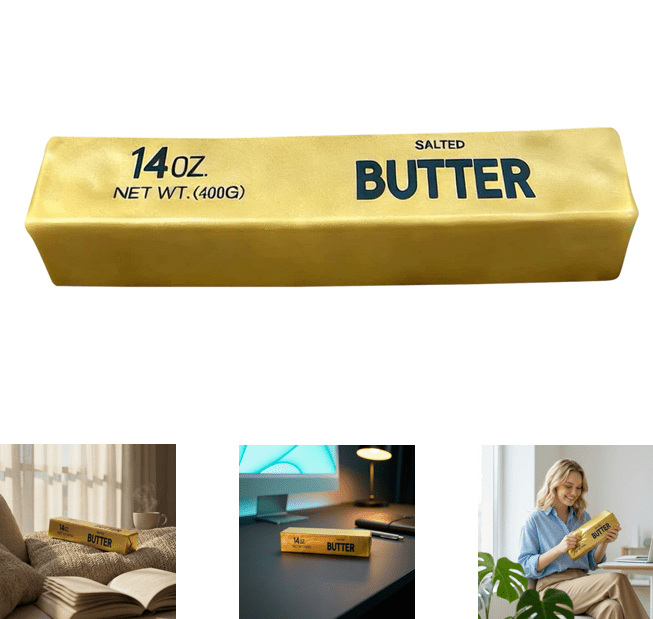 14oz Butter Squishy, Giant Butter Squishy, Slow Rising Squishy, Stress ...