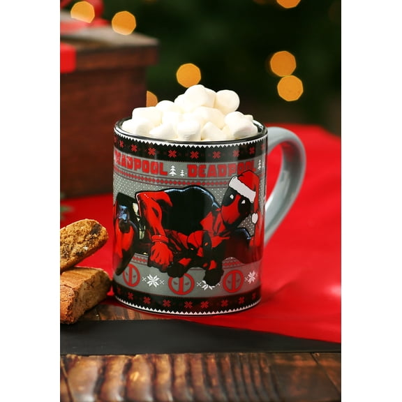 14oz Deadpool Holiday Lounge Ceramic Mug