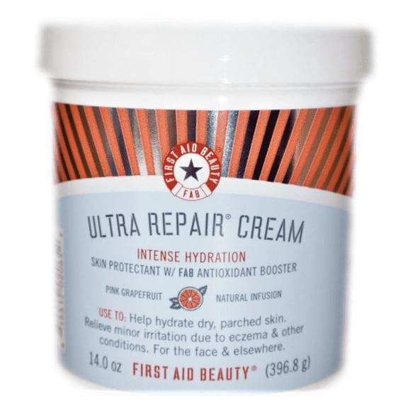 14oz First Aid Beauty Ultra Repair Cream Intense Hydration Pink Grapefruit