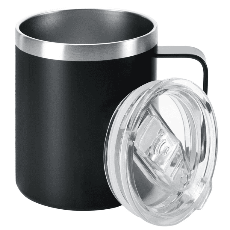 Double Wall Vacuum Insulated Stainless Steel Travel Mug and Wine Tumbler  Set 14 fl.oz “AM/PM”