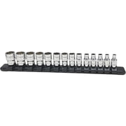 14pc 1/4 Dr Metric Spline Socket Set 99814
