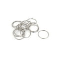 thumbnail image 1 of 14pcs 25mm Diameter Silver Tone Metal Split Key Ring Chain Keyring Keychain Loop Keychain, 1 of 1