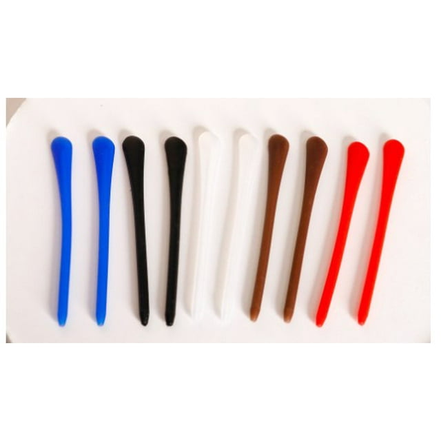 14pcs Eyeglass Ear Cushions Silicone Eyeglasses Leg Covers Anti Slip