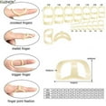 thumbnail image 1 of 14pcs Finger Splint Fixed Ring Adjustable Broken Finger Joint Stabilizer Finger Splint Protector Straightening Arthritis Z, 1 of 5