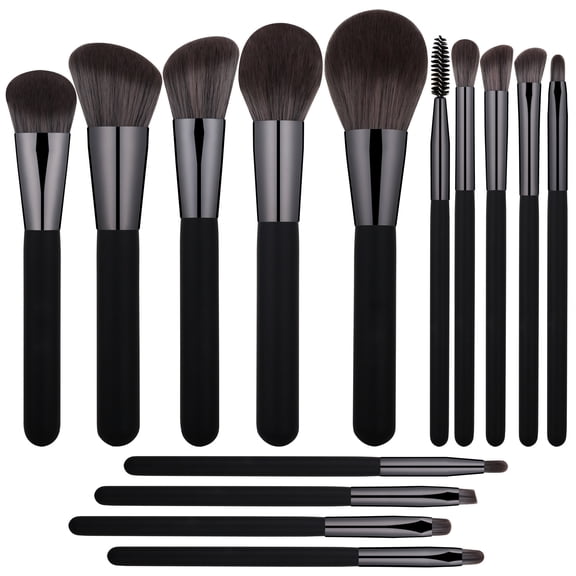 14pcs Makeup Brushes Set Super Soft Synthetic Fluffy Hair Beauty Tools Complete Set Professional Makeup Brushes