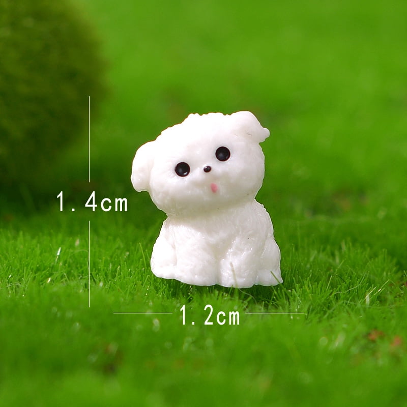 14pcs Mini Animal Figurines Miniature Resin Animal Figurine Micro Landscape Garden Animal