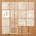 14pcs Painting Stencils Hollow-out Design Drawing Stencils Plastic DIY ...
