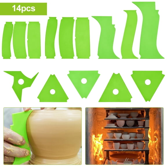 14pcs Polymer Clay Tools Set, EEEkit Plastic Ceramic Air Dry Clay Tool for DIY Art Craft