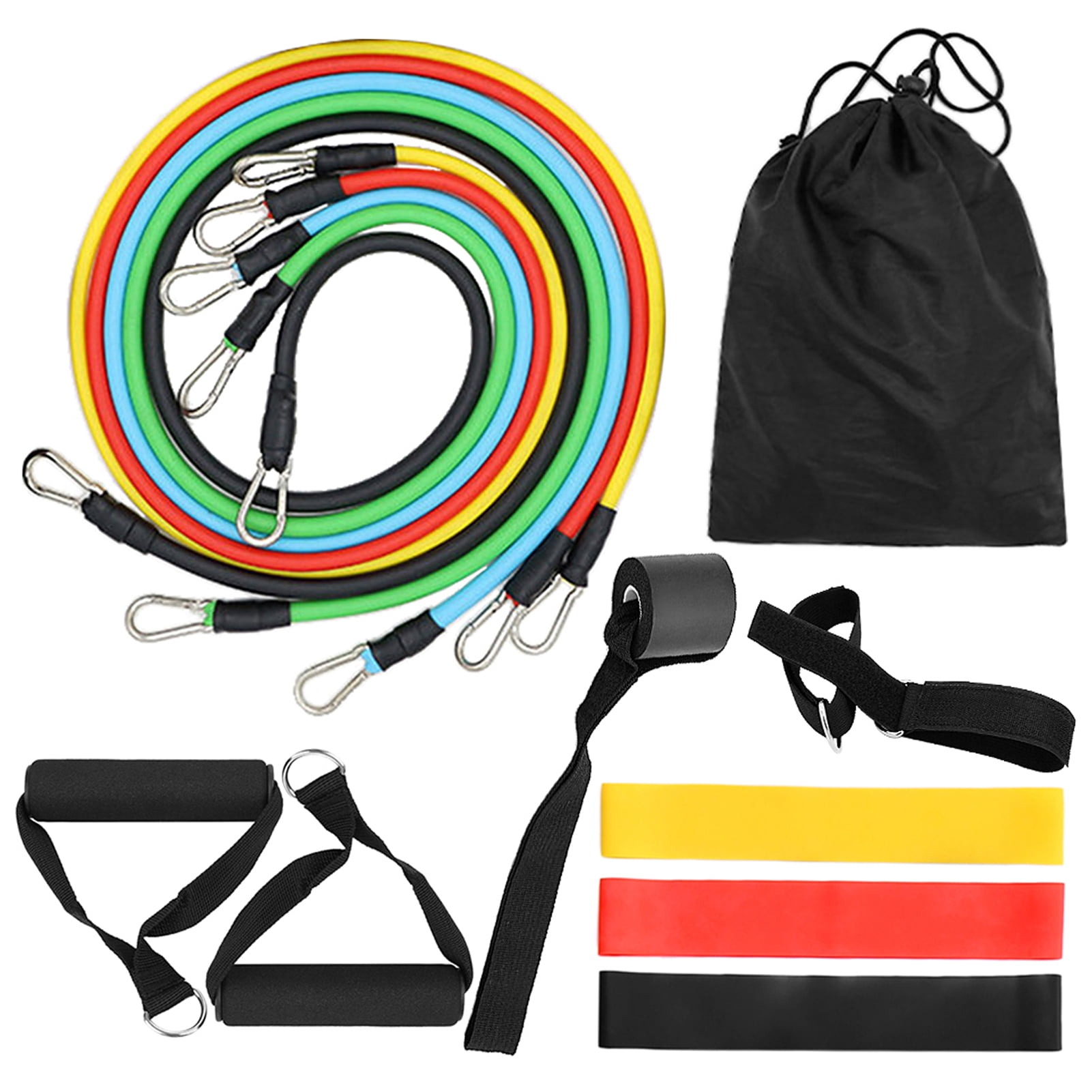 14pcs Resistance Bands Set Workout Fitness Exercise Tube Bands Jump