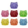 thumbnail image 1 of 14pcs Reusable baby diapers soft and hygienic comfort cover washable size adjustable, All-in-One, Multicolour, 1 of 8