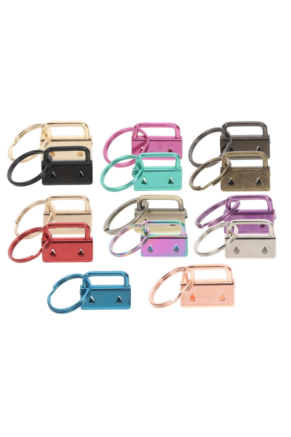 14pcs Tail Clip Key Ring Webbing Clamp Belt Clip DIY Bag Accessories  Keychain Hardware for Wristlets Hardware Key Lanyard
