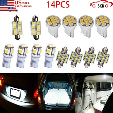 14pcs White LED Interior Lights Package Kit For 2009 - 2017 2018 RAM 1500 +Tool