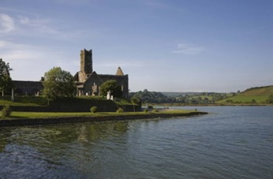 14th Century Timoleague Abbey Timoleague County Cork Ireland Canvas Art - Panoramic Images (24 x 16)