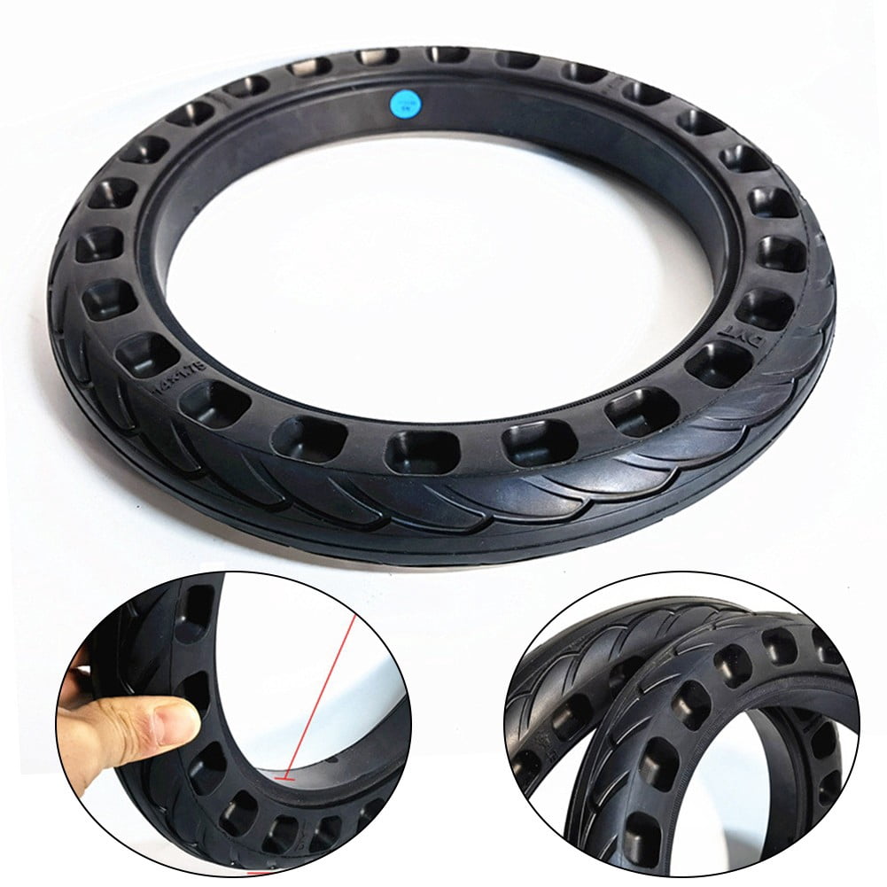 Pneu Vélo Plein Anti-crevaison – 14x1.75 – Noir – Composants Preuve D'Explosion