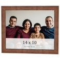 thumbnail image 1 of 14x10 Frame Brown Farmhouse Solid Wood Picture Frame Width 1.5 Inches | Interior Frame Depth 0.5, 1 of 8