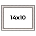 thumbnail image 1 of 14x10 Frame Silver Real Wood Picture Frame Width 1.25 Inches | Interior Frame Depth 0.5 Inches |, 1 of 8