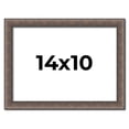 thumbnail image 1 of 14x10 Frame Silver Real Wood Picture Frame Width 1.25 Inches | Interior Frame Depth 0.5 Inches |, 1 of 8