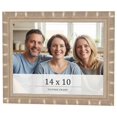 thumbnail image 1 of 14x10 Frame Silver Real Wood Picture Frame Width 1.5 inches | Interior Frame Depth 0.5 inches |, 1 of 8